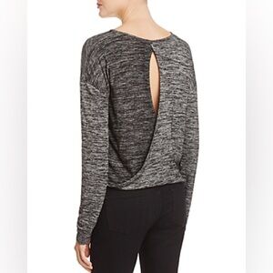 NWT Rag & Bone Space Dye Knit Envelope Back Top L